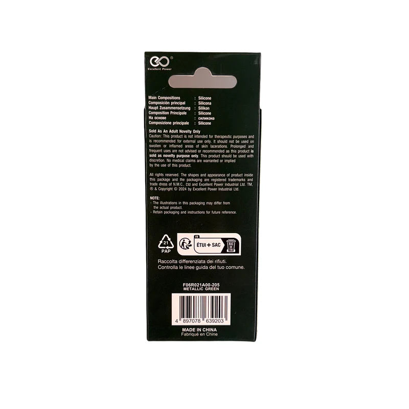 G Stuck Silicone Anal Plug – Metallic Green