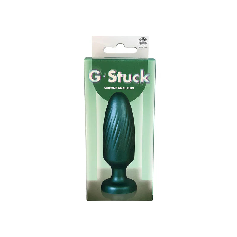 G Stuck Silicone Anal Plug – Metallic Green