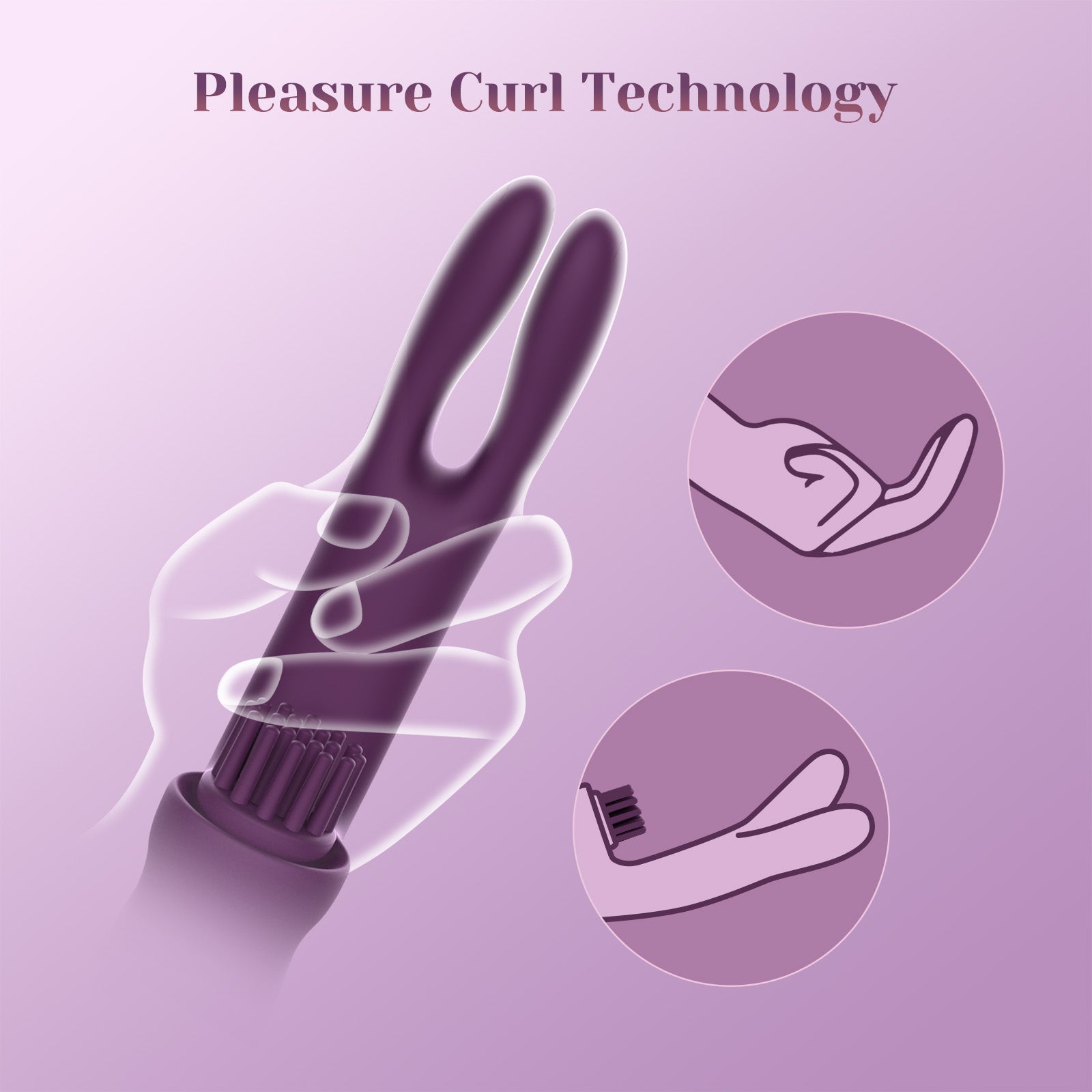 Tracy's Dog Elatia Finger & Brush Rabbit Vibrator