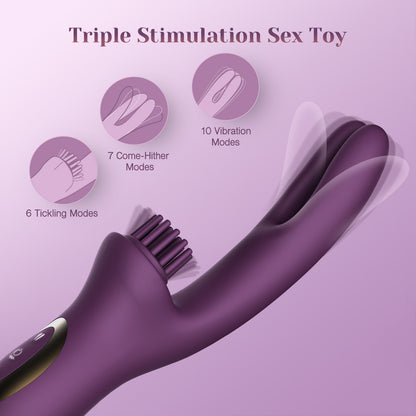 Tracy’s Dog Elatia Finger & Brush Rabbit Vibrator