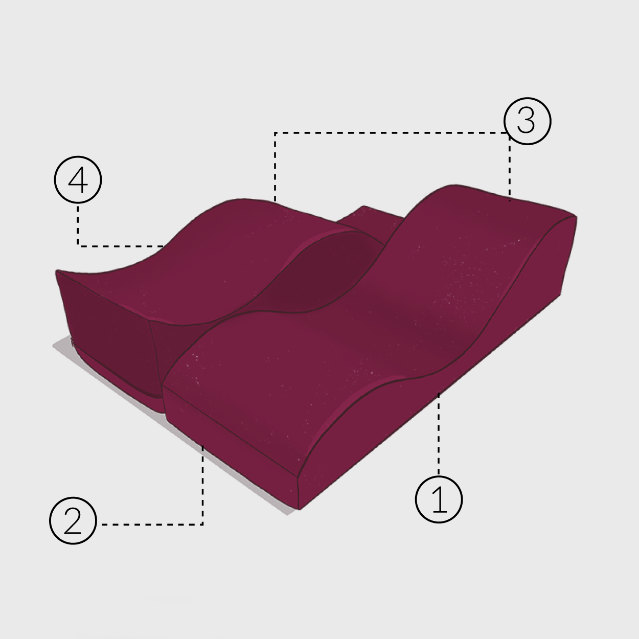 Liberator Cello Chaise Longue Chaise Kama Sutra