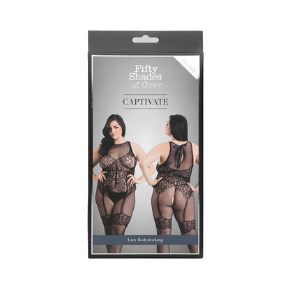 Fifty Shades of Grey Captivate Lacey Bodystocking -plus size