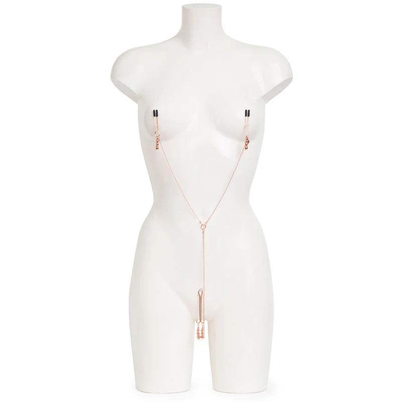 Cinquante nuances plus claires All Sensations Mamelon et chaîne clitoridienne