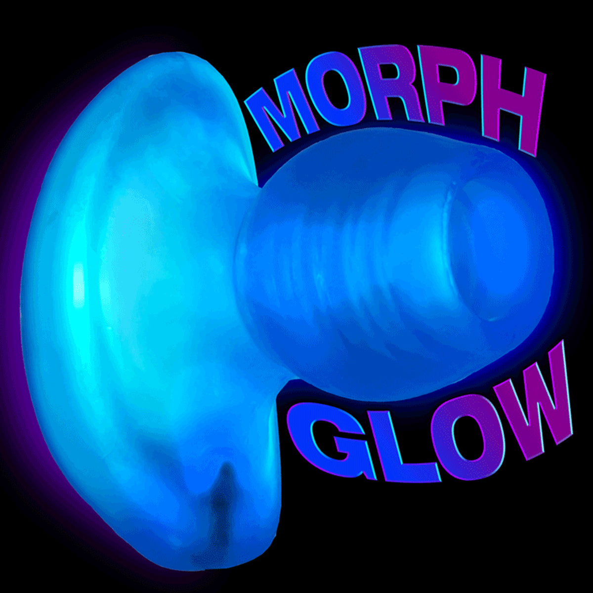 Oxballs Glowhole-2 Blue Morph LED Hollow Butt Plug - Blue