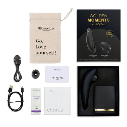 Coffret cadeau Womanizer &amp; We-Vibe Golden Moments 2.0 en édition limitée