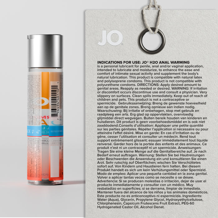 System JO H2O Anal Warming Lubricant