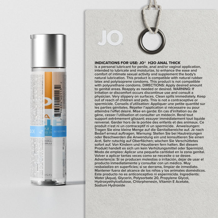 System JO H2O Anal Thick Original Lubricant