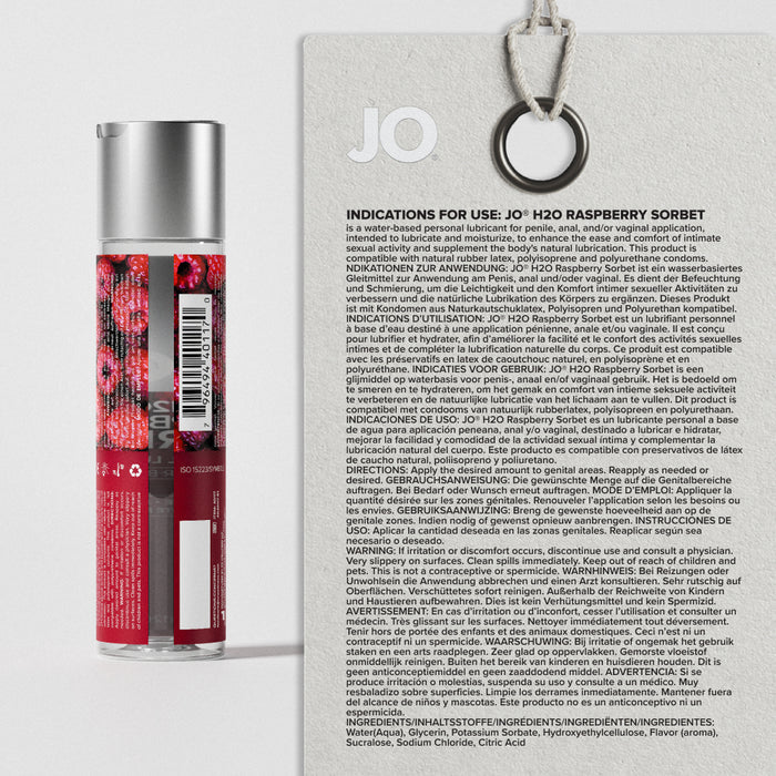System JO H2O Flavored Lubricant