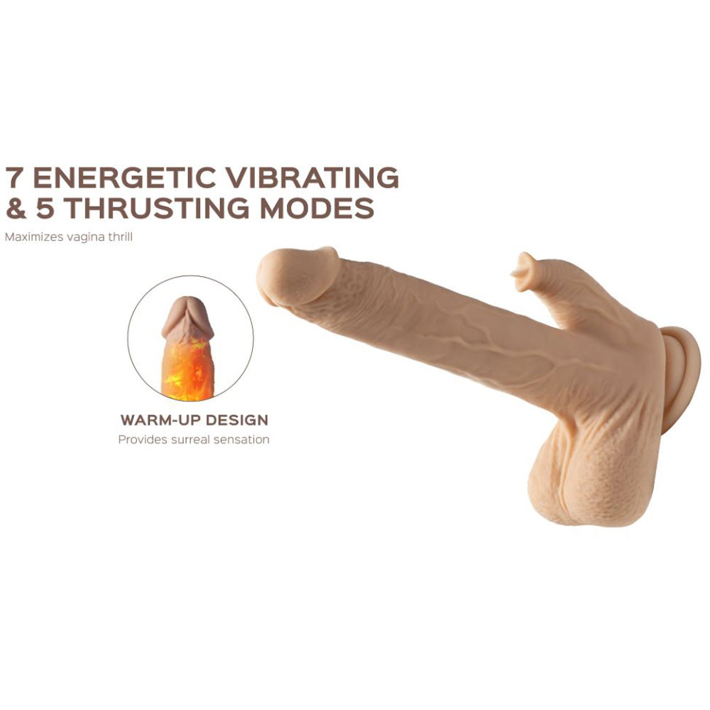 Vibromasseur point G à tête rotative Joi et lécheur de clitoris 