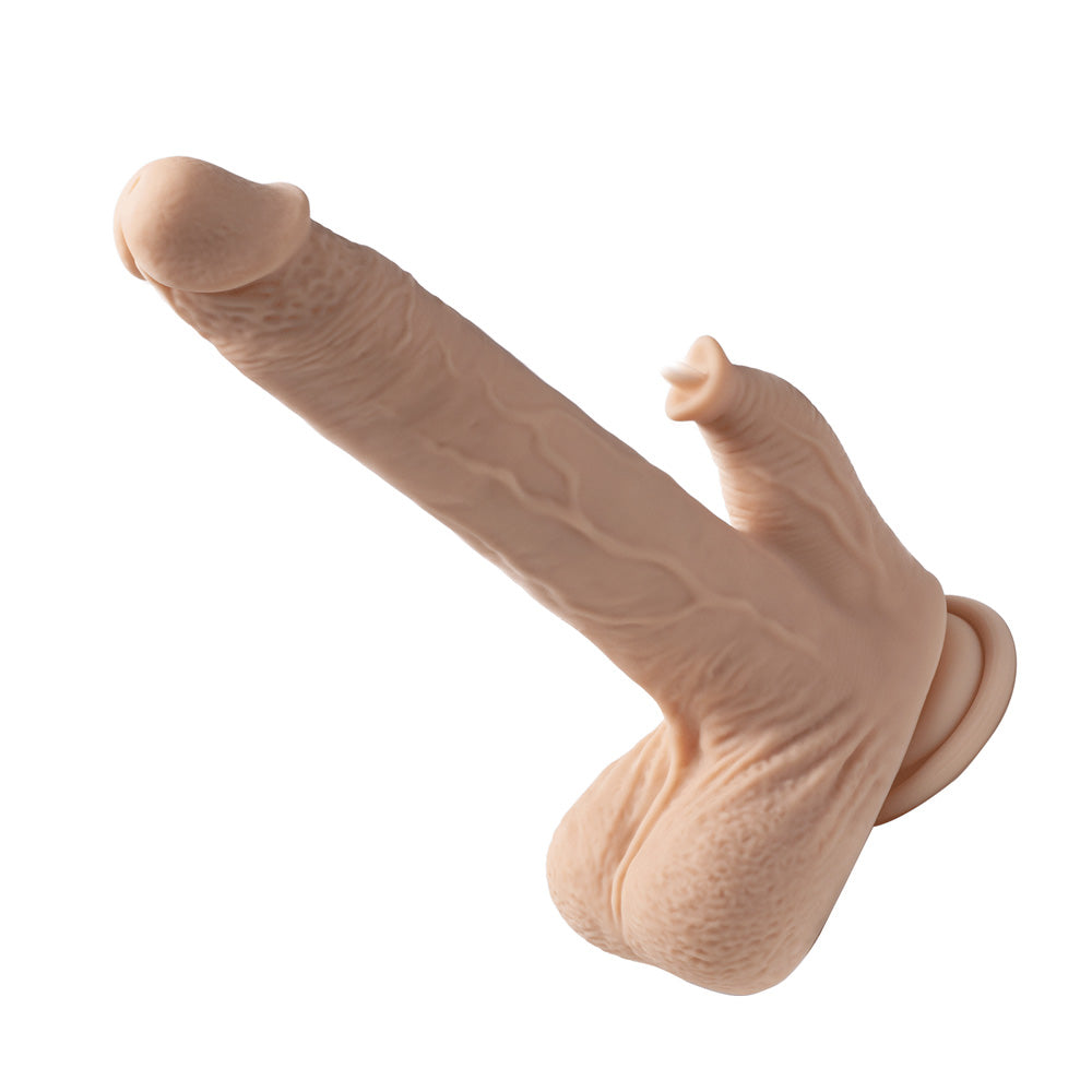 COLTER 8.5" Realistic Thrusting Dildo & Vibrating Licker