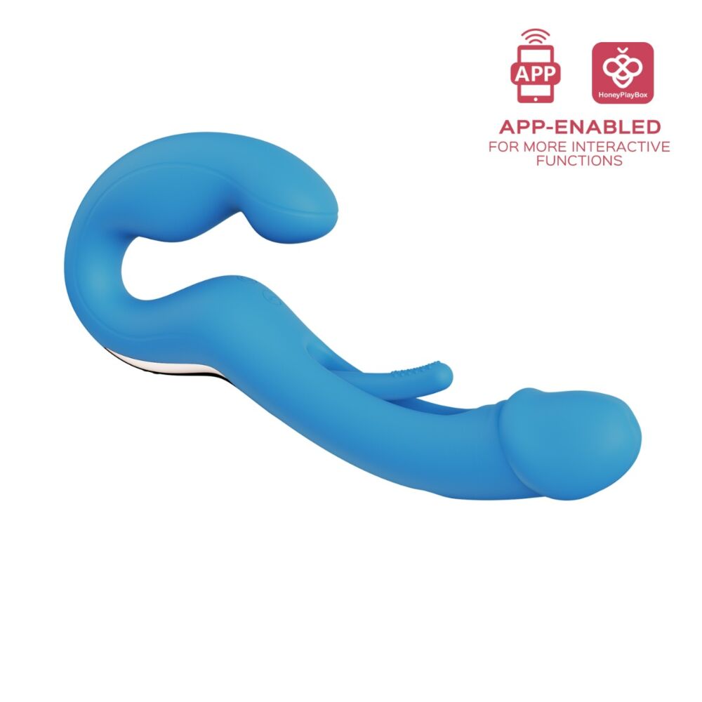 Vibromasseur point G à tête rotative Joi et lécheur de clitoris 