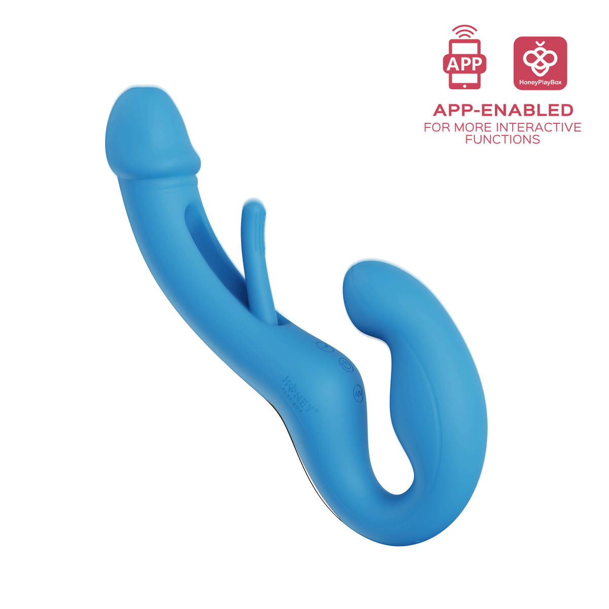 Vibromasseur point G à tête rotative Joi et lécheur de clitoris 