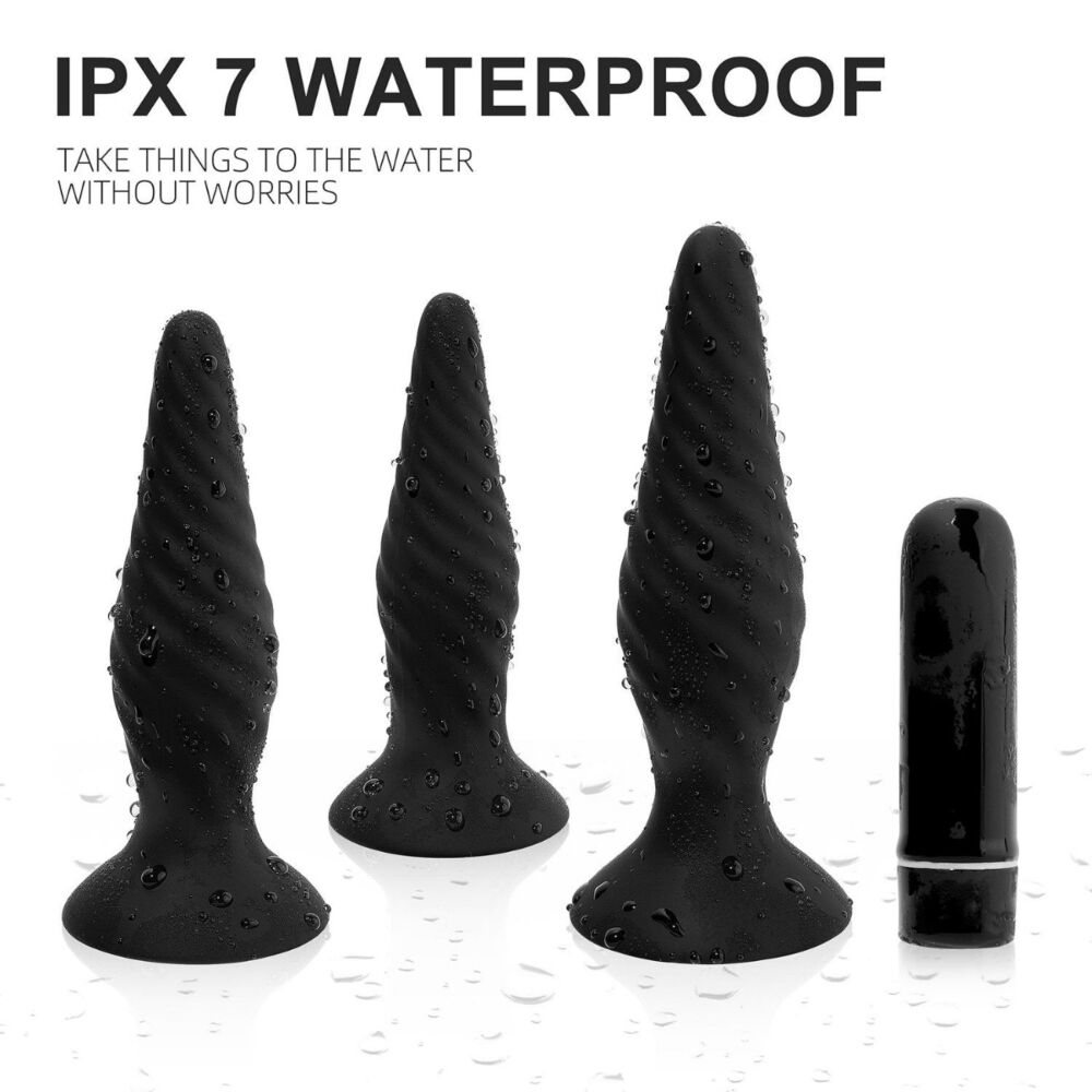 Idris Vibrating Anal Plug Set