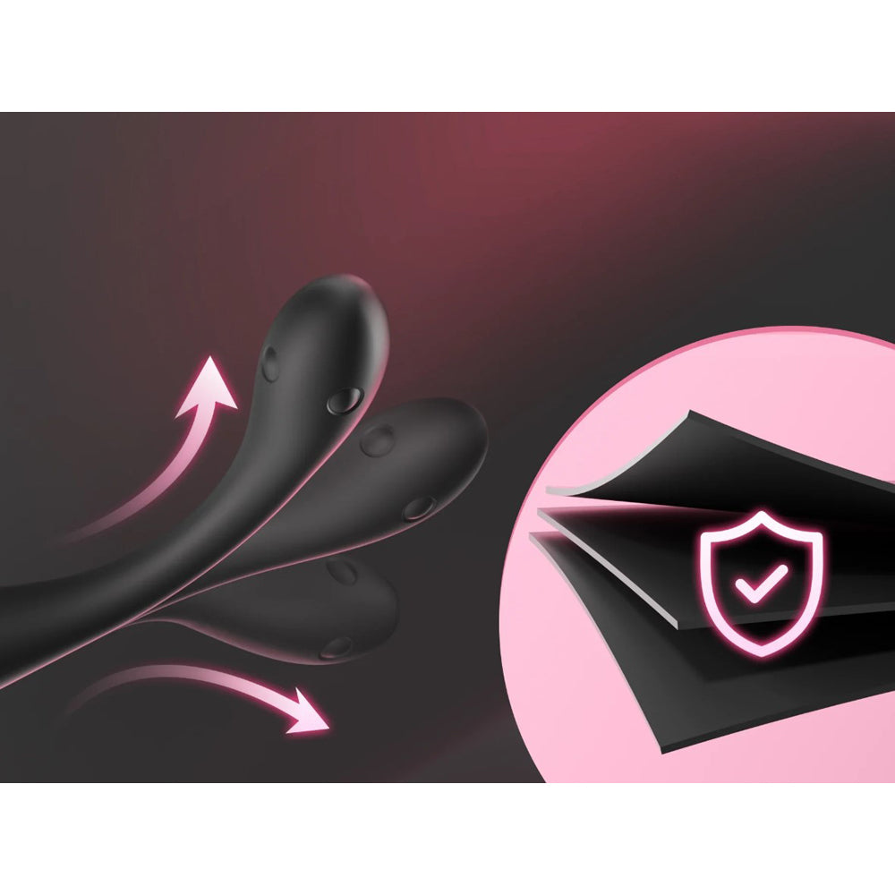 Vibromasseur point G à tête rotative Joi et lécheur de clitoris 