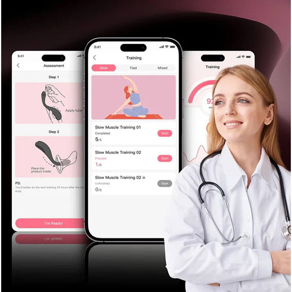 Vibromasseur point G à tête rotative Joi et lécheur de clitoris 