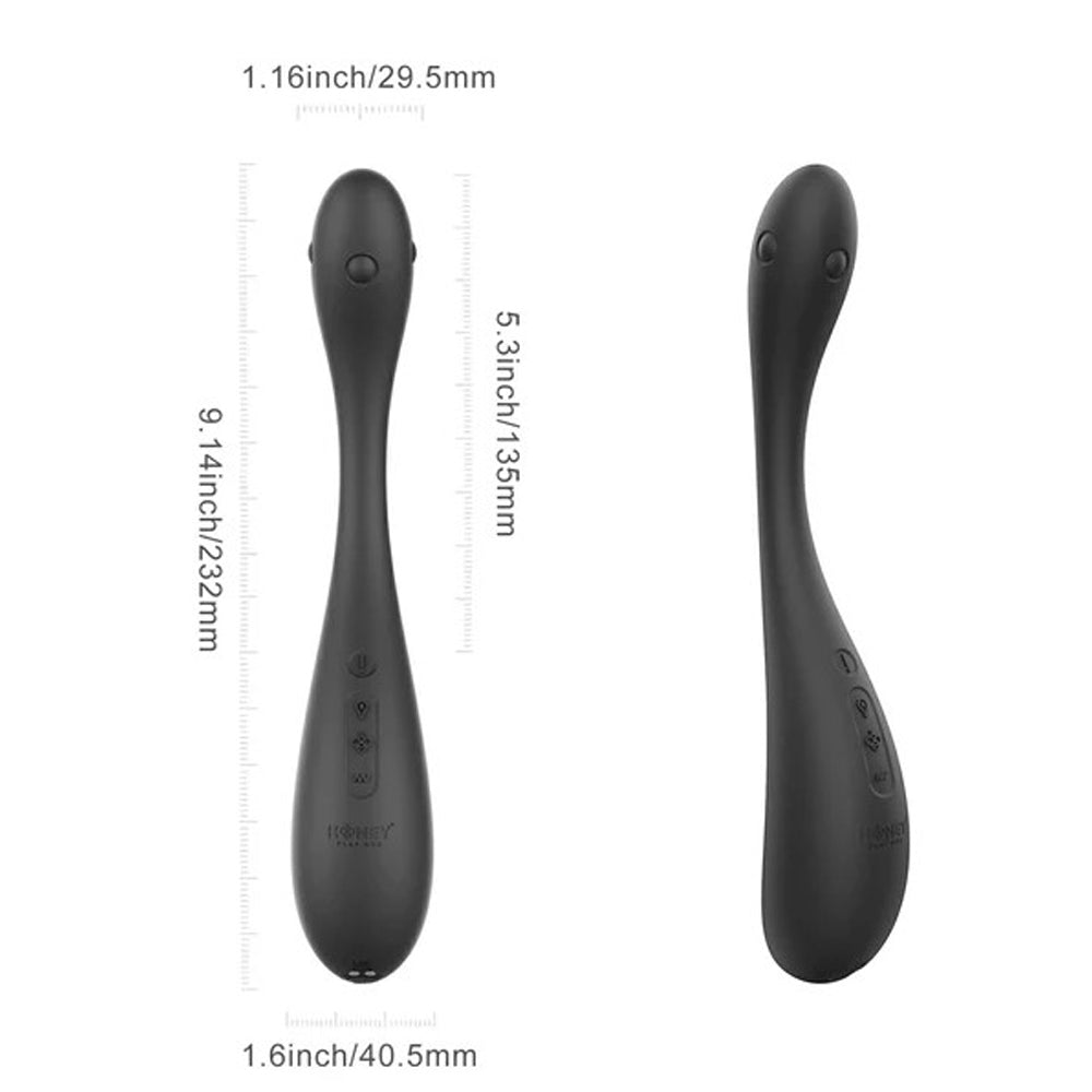 Vibromasseur point G à tête rotative Joi et lécheur de clitoris 