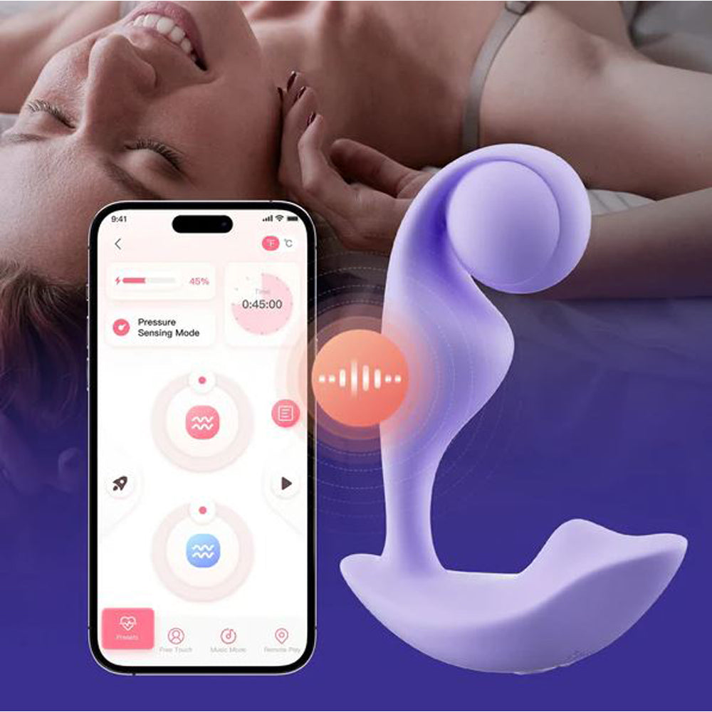 Vibromasseur point G à tête rotative Joi et lécheur de clitoris 