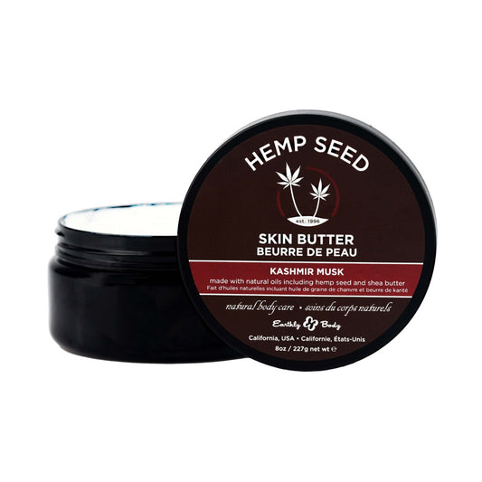 Earthly Body Hemp Seed Skin Butter - Kashmir Musk, 8oz/227g