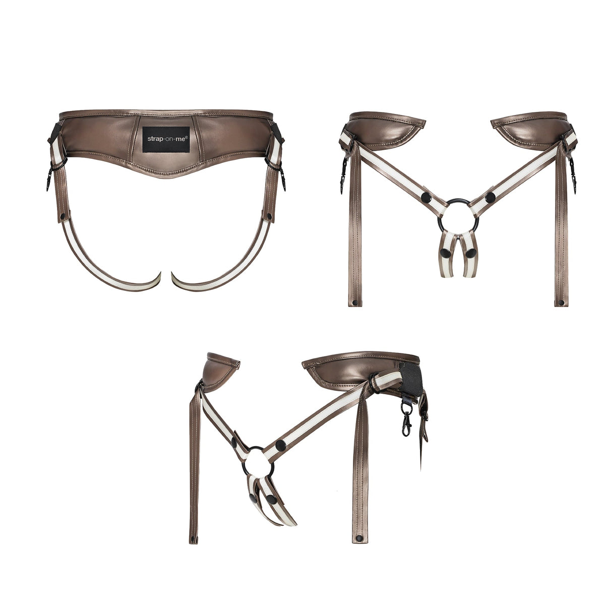 Strap On Me Desirous Leatherette Harness