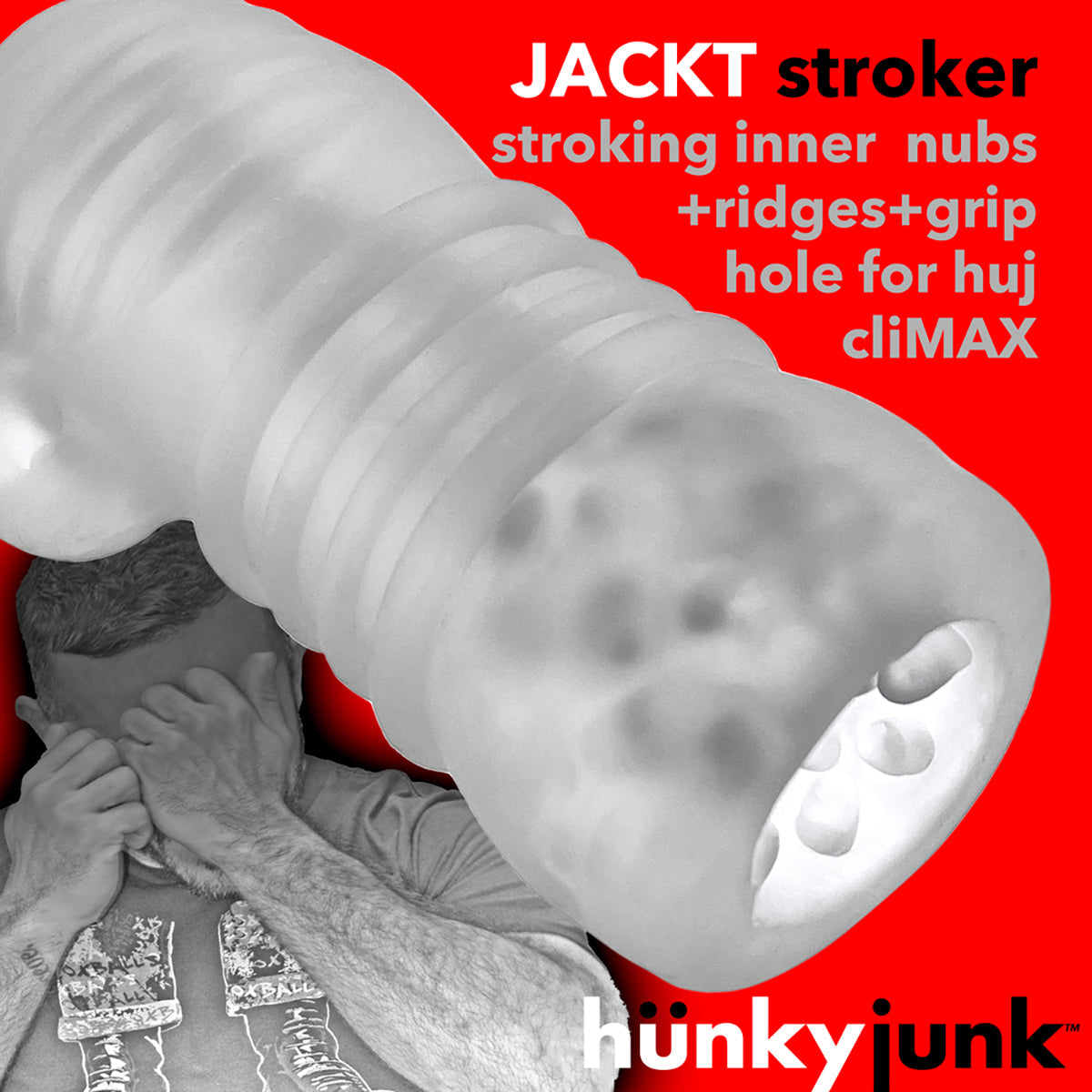 Oxballs Hunkyjunk Jackt Stroker - Clear Ice