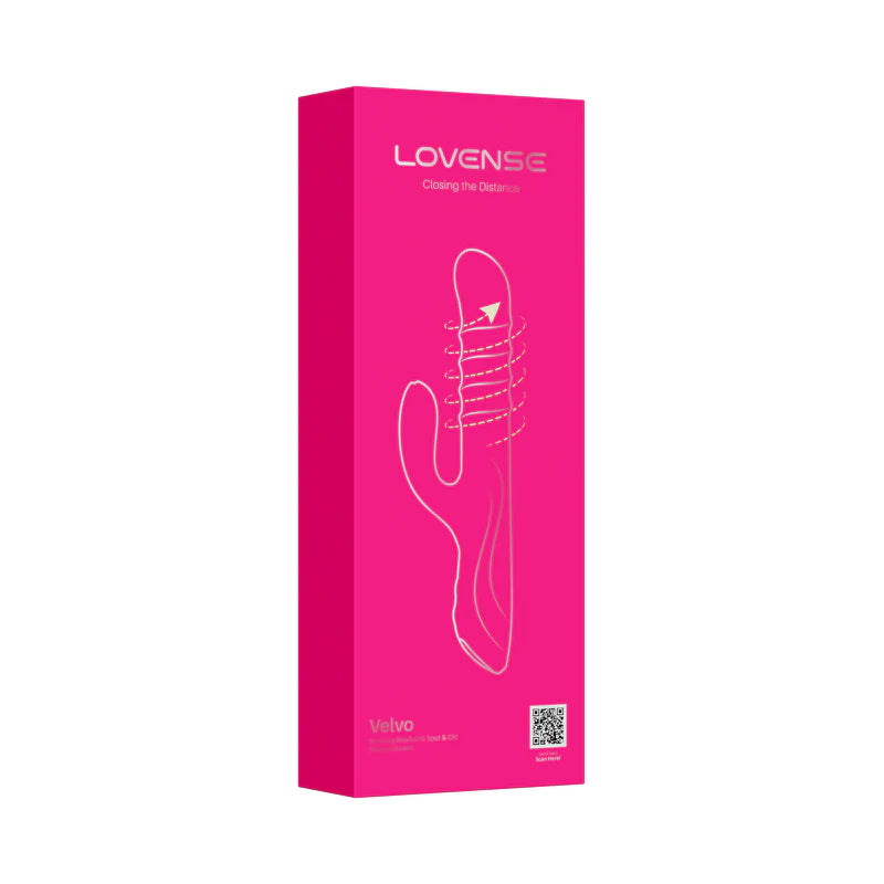 Lovense Velvo Beaded G-Spot and Clit Rabbit Vibrator
