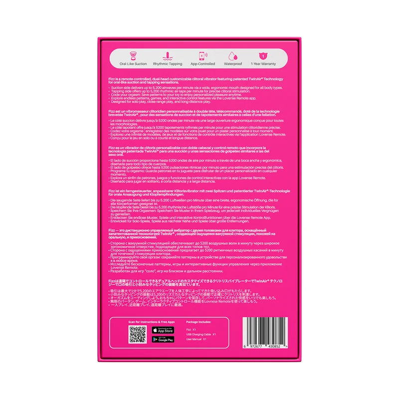 Lovense Fizz Dual-Head Clitoral Vibrator