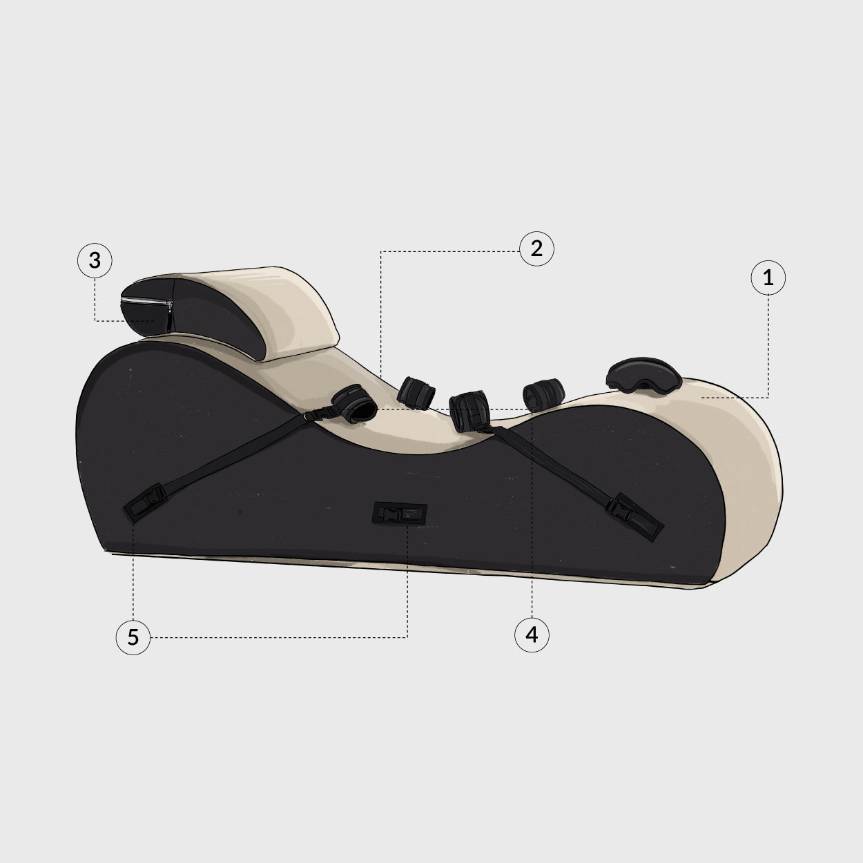 Liberator Lyza Sex Lounger - Valkyrie Edition