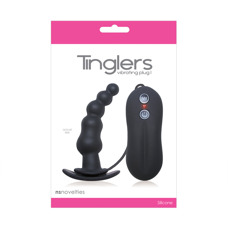 Plug anal vibrant Tinglers Plug I - Noir