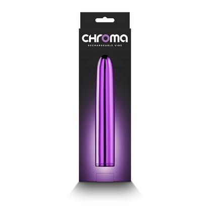 Chroma 7" Slim Vibrator - Purple - Thorn & Feather