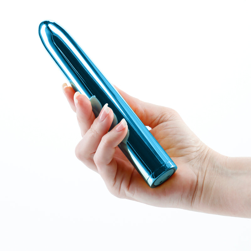 Chroma 7" Slim Vibrator - Teal - Thorn & Feather
