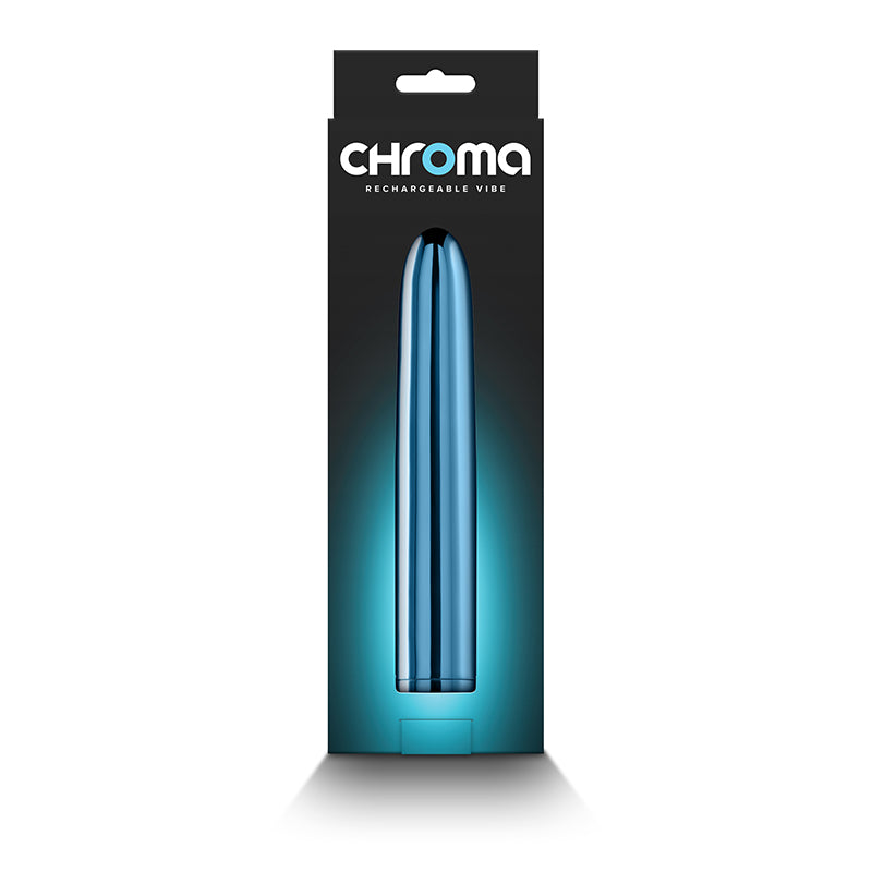 Chroma 7" Slim Vibrator - Teal - Thorn & Feather
