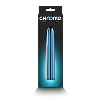 Chroma 7" Slim Vibrator - Teal - Thorn & Feather