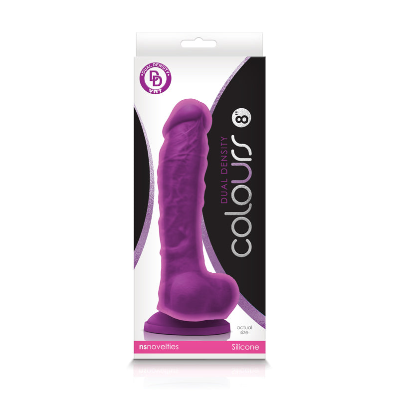 Colours Pleasures Dual Density 8" Dildo