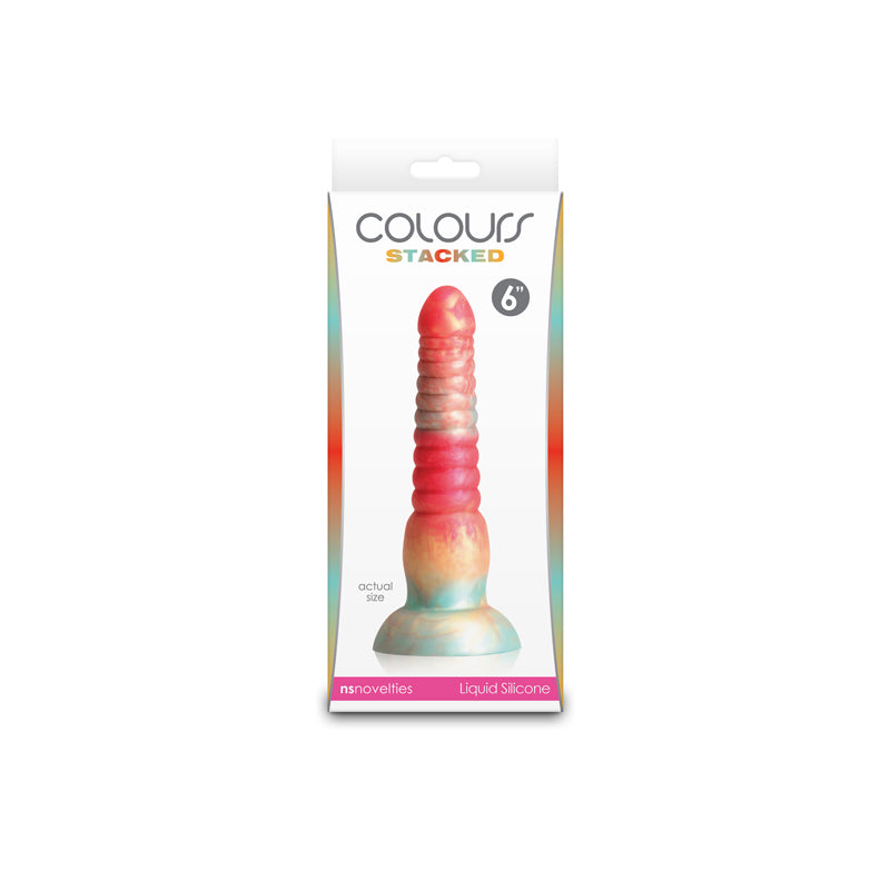 Colours Stacked 6" Dildo