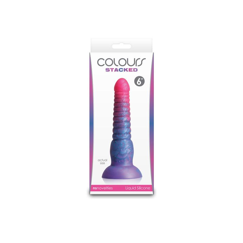 Colours Stacked 6" Dildo