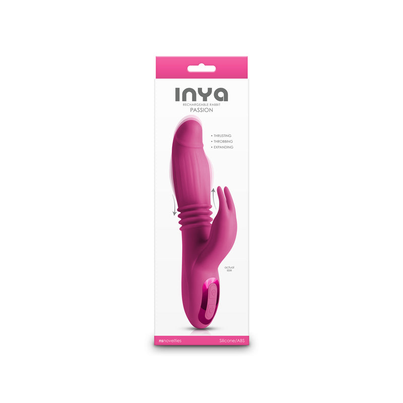 Vibromasseur lapin INYA Passion - Rose