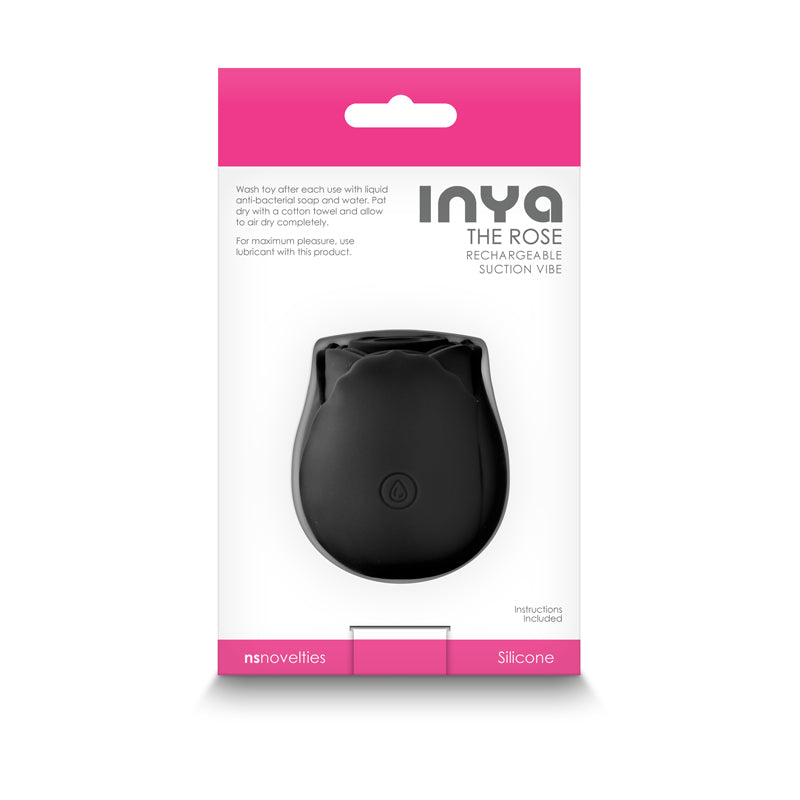 INYA The Rose Suction Vibrator - Black