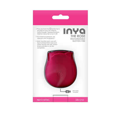 INYA The Rose Suction Vibrator - Red