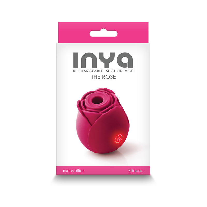 INYA The Rose Suction Vibrator - Red