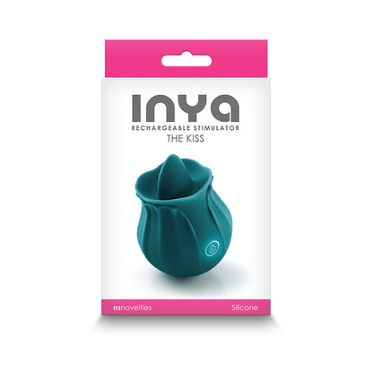 INYA The Kiss Suction & Licking Vibrator - Dark Teal