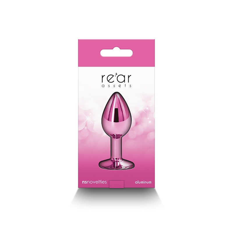 Rear Assets Butt Plug - Small, Pink - Thorn & Feather