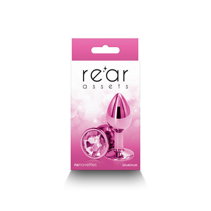 Rear Assets Butt Plug - Small, Pink - Thorn & Feather