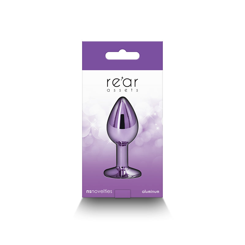 Rear Assets Butt Plug - Small, Purple