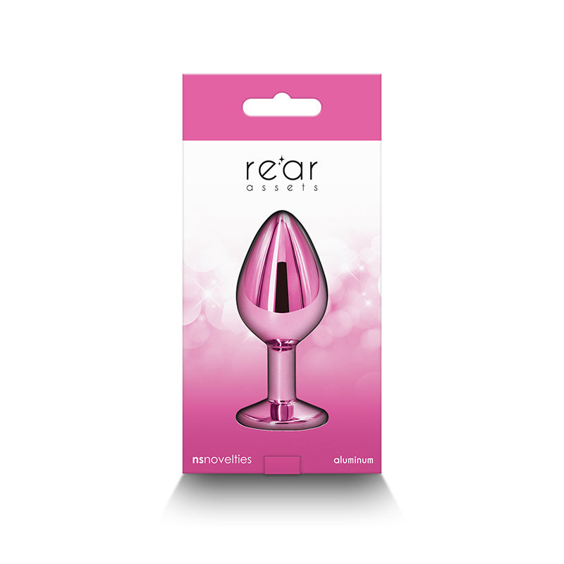 Rear Assets Butt Plug - Medium, Pink - Thorn & Feather