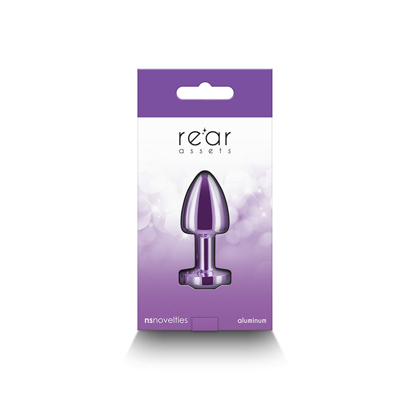 Rear Assets Butt Plug - Petite, Purple