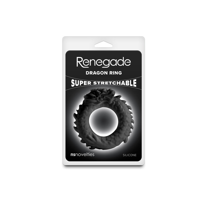 Renegade Dragon Ring - Black