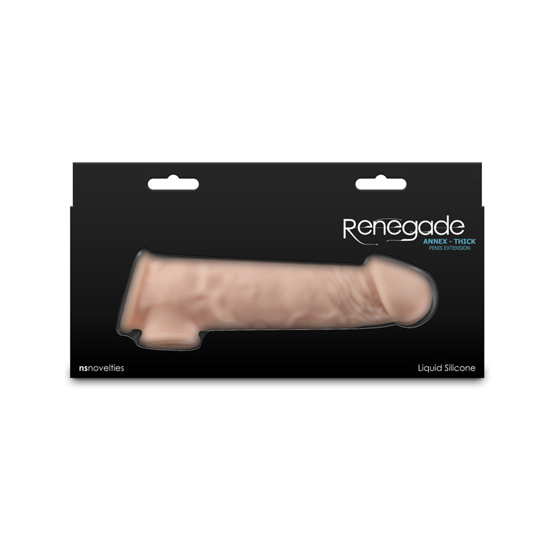 Gaine pour pénis Oxballs Muscle Ripped - Transparente