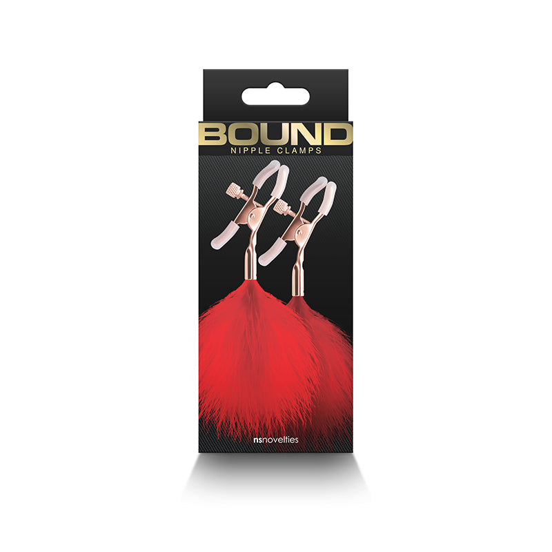 Bound F1 Nipple Clamps - Red - Thorn & Feather