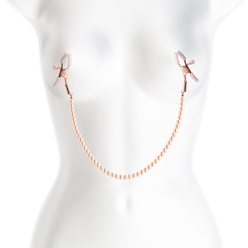 Bound DC1 Nipple Clamps - Rose Gold - Thorn & Feather