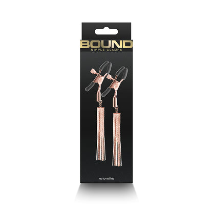 Bound D2 Nipple Clamps - Rose Gold - Thorn & Feather